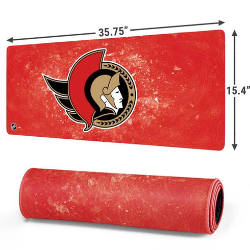 NHL Ottawa Senators Iced Gaming Mouse Pad