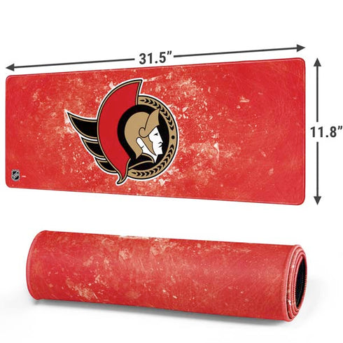 NHL Ottawa Senators Iced Gaming Mouse Pad