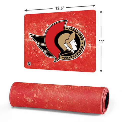 NHL Ottawa Senators Iced Gaming Mouse Pad