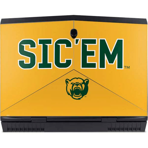 Baylor University Sic Em Dell Alienware Skin