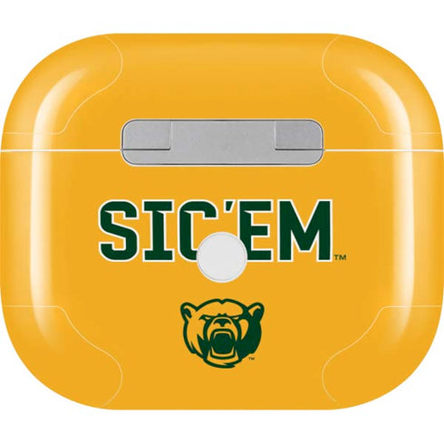 Baylor University Sic Em Apple AirPods (3rd Gen 2021) Skin