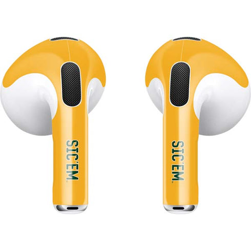 Baylor University Sic Em Apple AirPods (3rd Gen 2021) Skin