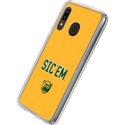 Baylor University Sic Em Galaxy A20 Clear Case