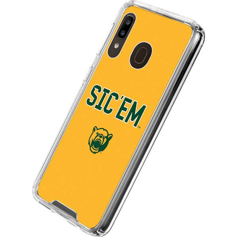 Baylor University Sic Em Galaxy A30 Clear Case