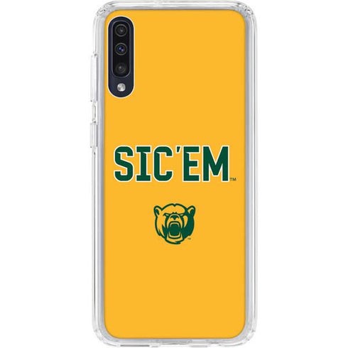 Baylor University Sic Em Galaxy A50 Clear Case