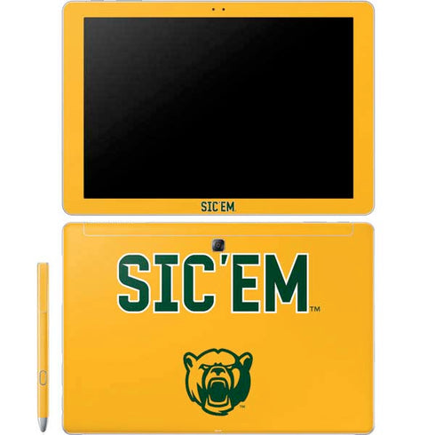 Baylor University Sic Em Galaxy Book 12in Skin