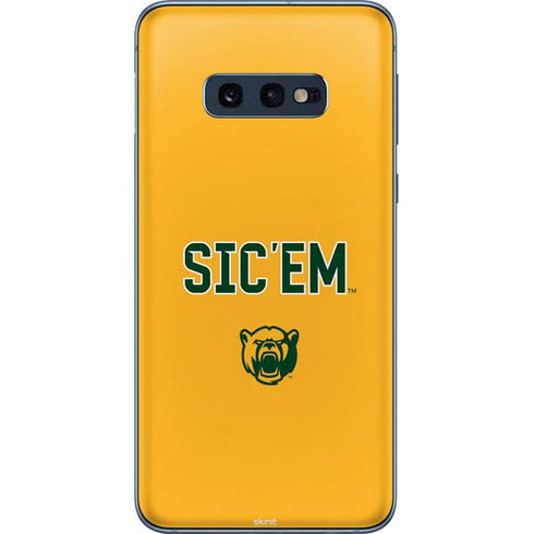 Baylor University Sic Em Galaxy S10e Skin
