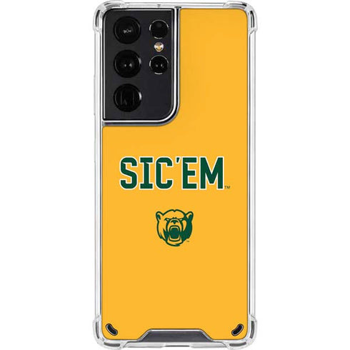 Baylor University Sic Em Galaxy S21 Ultra 5G Clear Case