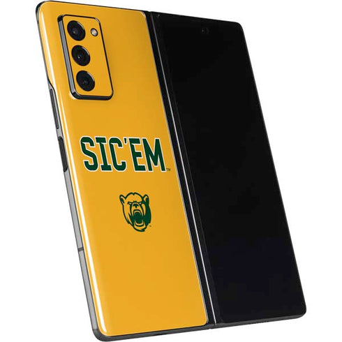 Baylor University Sic Em Galaxy Z Fold2 5G Skin