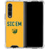 Baylor University Sic Em Galaxy Z Fold4 5G Clear Case