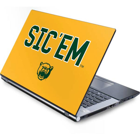 Baylor University Sic Em Generic Laptop Skin