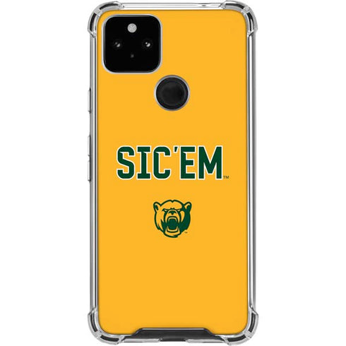 Baylor University Sic Em Google Pixel 5a 5G Clear Case