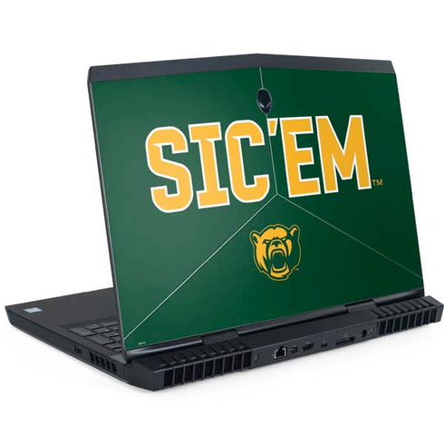 Baylor University Sic Em Green Dell Alienware Skin