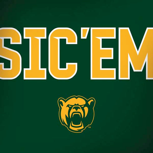 Baylor University Sic Em Green Dell Alienware Skin