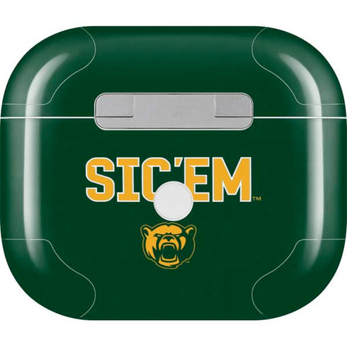 Baylor University Sic Em Green Apple AirPods (3rd Gen 2021) Skin
