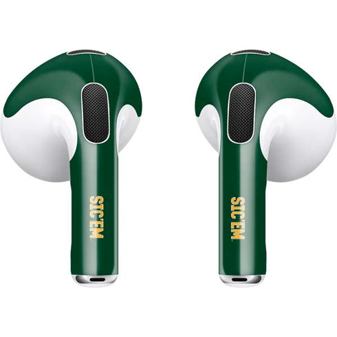 Baylor University Sic Em Green Apple AirPods (3rd Gen 2021) Skin