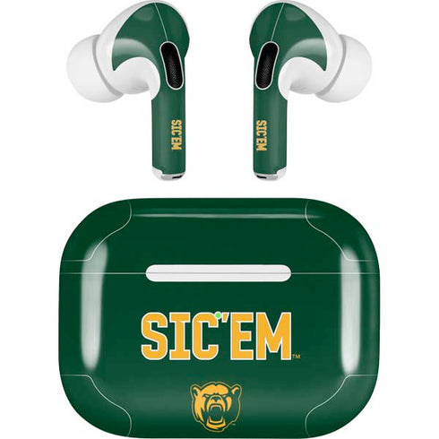 Baylor University Sic Em Green Apple AirPods Pro Skin