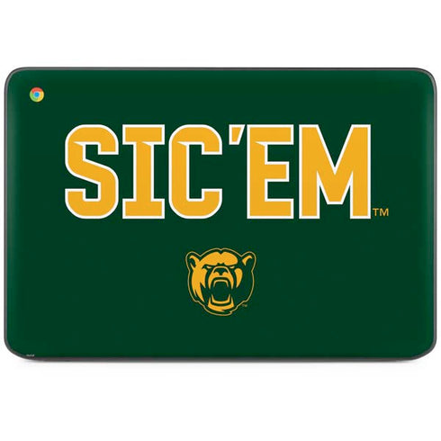 Baylor University Sic Em Green HP Chromebook Skin