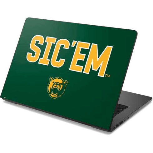Baylor University Sic Em Green Dell Chromebook Skin