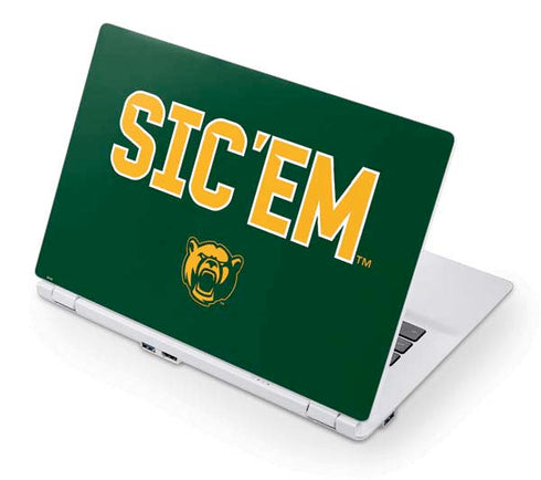 Baylor University Sic Em Green Acer Chromebook Skin