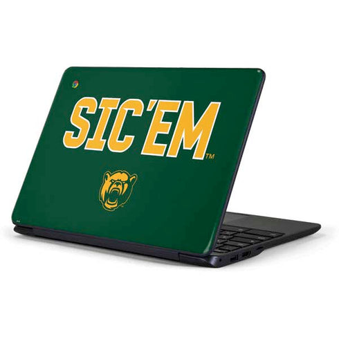 Baylor University Sic Em Green Samsung Chromebook Skin