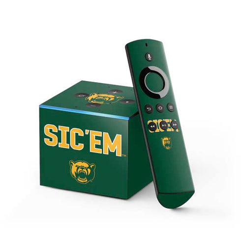 Baylor University Sic Em Green Fire TV Cube Skin