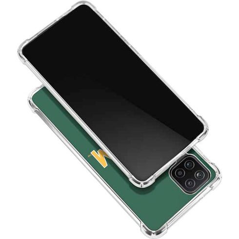 Baylor University Sic Em Green Galaxy A12 Clear Case