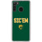 Baylor University Sic Em Green Galaxy A21 Clear Case