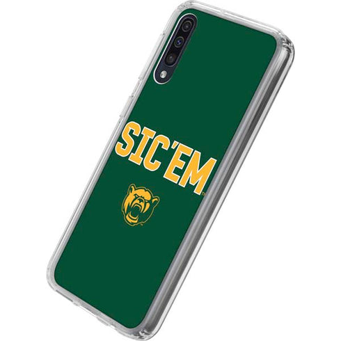 Baylor University Sic Em Green Galaxy A50 Clear Case