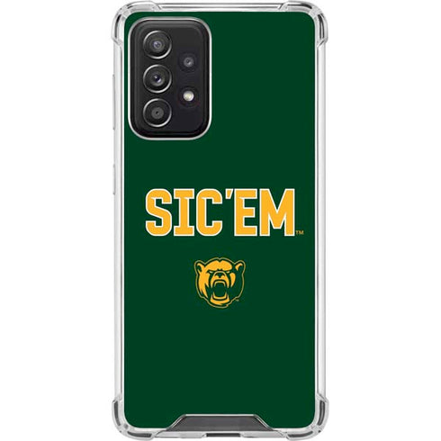 Baylor University Sic Em Green Galaxy A52 5G Clear Case