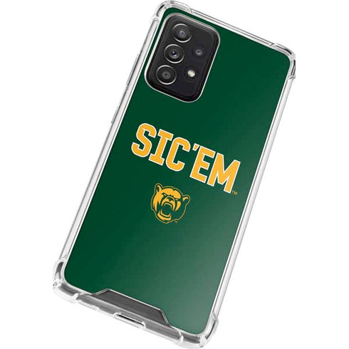 Baylor University Sic Em Green Galaxy A52 5G Clear Case