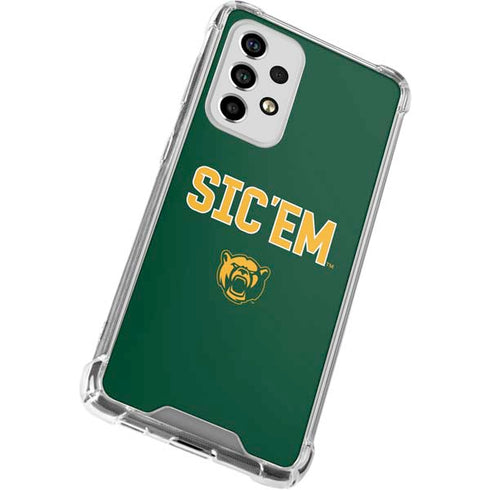 Baylor University Sic Em Green Galaxy A53 5G Clear Case