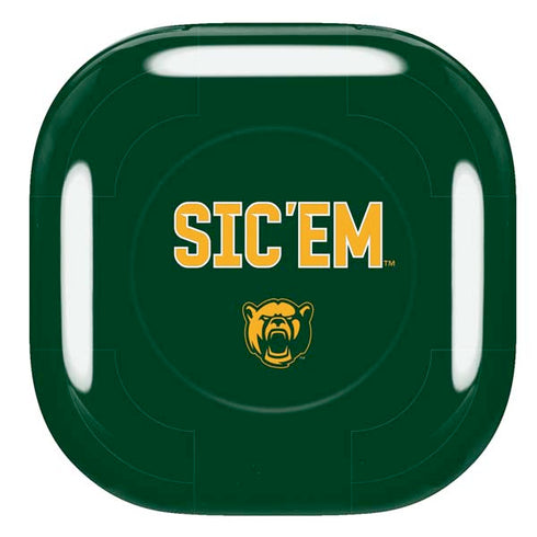 Baylor University Sic Em Green Galaxy Buds Live Skin