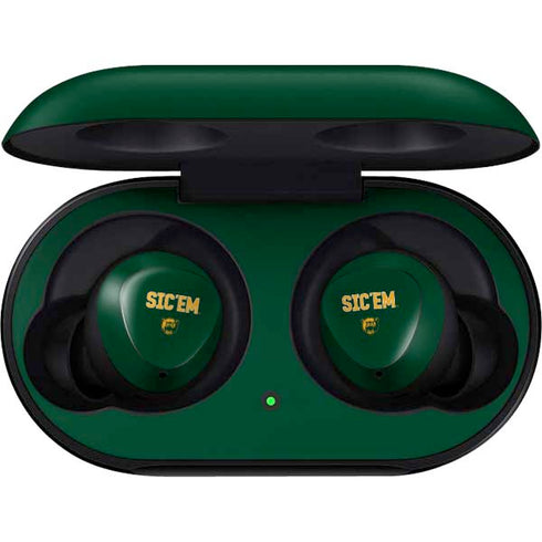 Baylor University Sic Em Green Galaxy Buds Skin