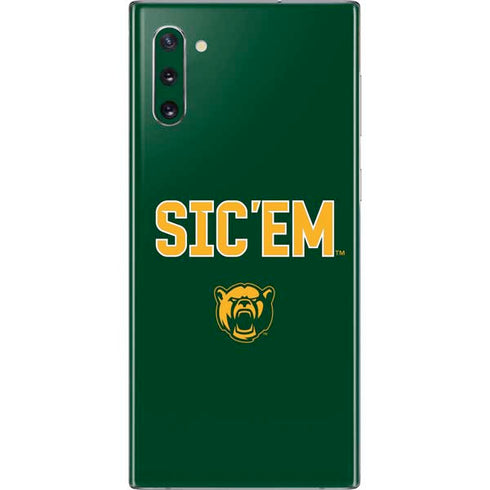 Baylor University Sic Em Green Galaxy Note 10 Skin
