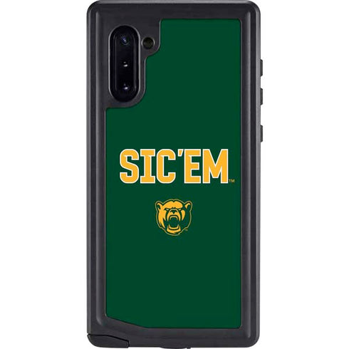 Baylor University Sic Em Green Galaxy Note 10 Waterproof Case