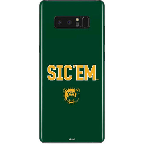 Baylor University Sic Em Green Galaxy Note 8 Skin
