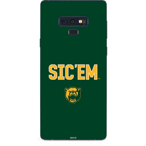 Baylor University Sic Em Green Galaxy Note 9 Skin