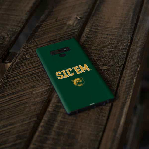 Baylor University Sic Em Green Galaxy Note 9 Skin