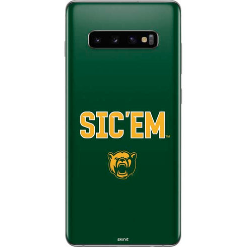 Baylor University Sic Em Green Galaxy S10 Plus Skin