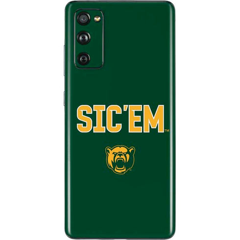 Baylor University Sic Em Green Galaxy S20 Fan Edition Skin