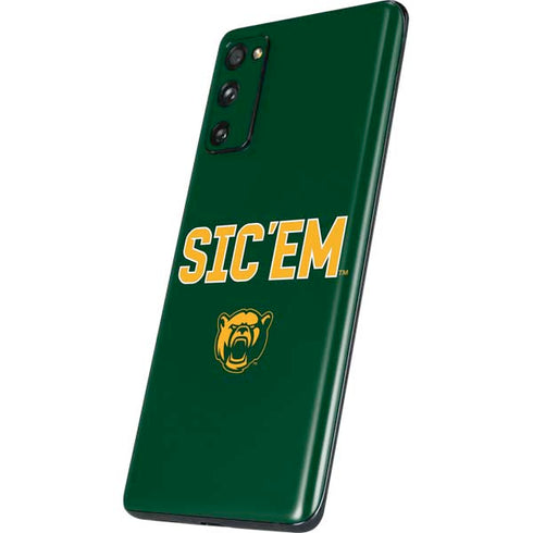 Baylor University Sic Em Green Galaxy S20 Fan Edition Skin