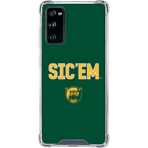 Baylor University Sic Em Green Galaxy S20 FE Clear Case