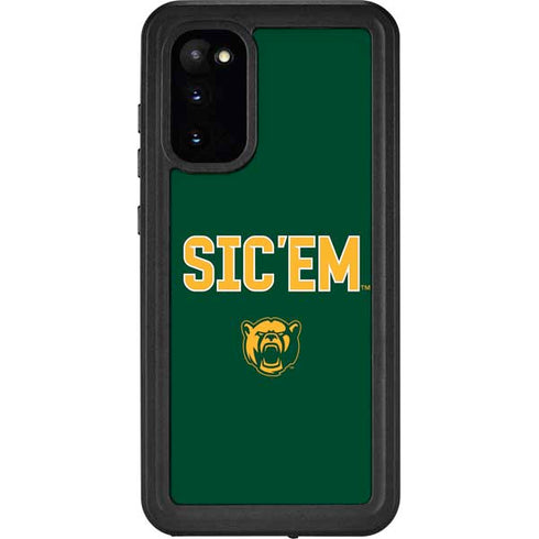 Baylor University Sic Em Green Galaxy S20 Waterproof Case
