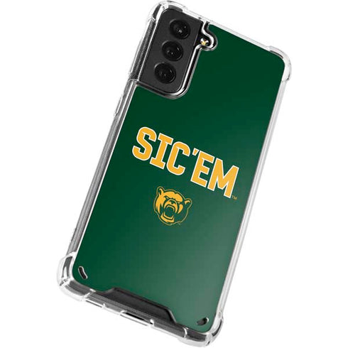 Baylor University Sic Em Green Galaxy S21 5G Clear Case