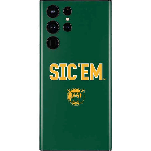 Baylor University Sic Em Green Galaxy S22 Ultra Skin