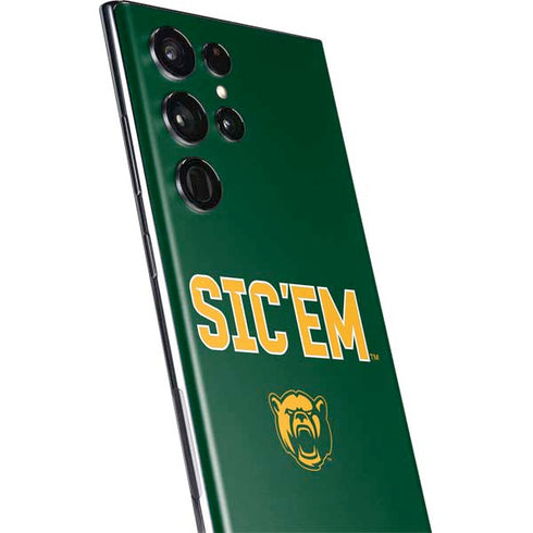 Baylor University Sic Em Green Galaxy S22 Ultra Skin