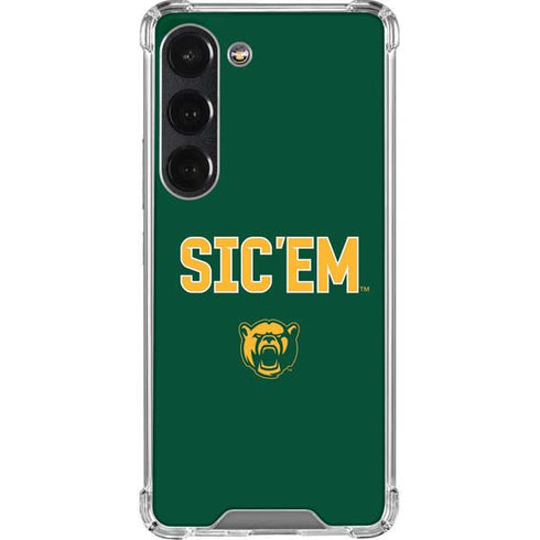 Baylor University Sic Em Green Galaxy S23 Clear Case
