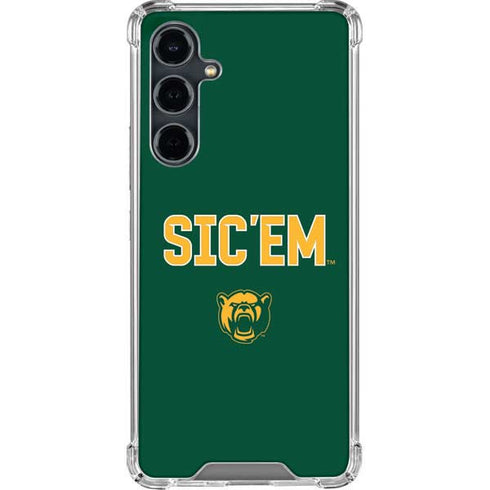 Baylor University Sic Em Green Galaxy S23 FE Clear Case