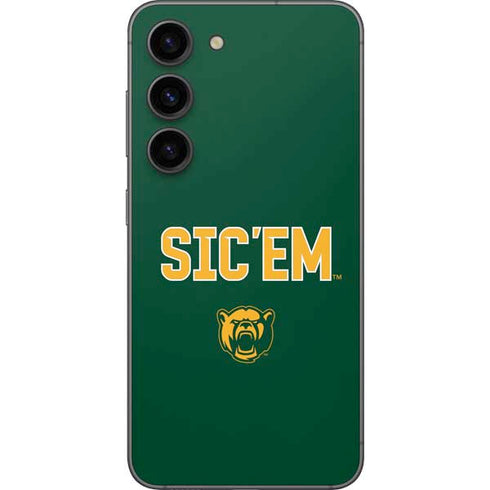 Baylor University Sic Em Green Galaxy S23 Skin